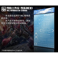 FLAMING SNOW STUDIO MG-04 MG EXIA DARK MATTER WATER DECAL