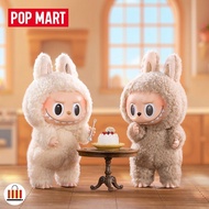【ของแท้】POP MART LABUBU The Monster Exciting Macaron กล่องสุ่ม ของขวัญวันเกิด