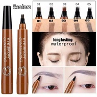 Suake 4-Point Waterproof Eyebrow Pencil Waterproof 4-Tip Eyebrow Pen