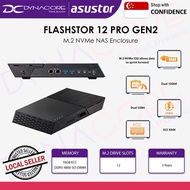 ASUSTOR FS6812X Flashstor 12 Pro Gen 2 12-Bay M.2 NVMe SSD NAS Enclosure with Dual 10 Gigabit ports 