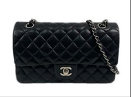 Chanel Classic Flap Bag CF25 Classic Double Flap No.11  羊皮 銀