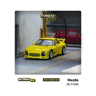 Tarmac Worls X Global 64 1/64 Mazda RX-7 FD3S MazdaSpeed A-Spec 1/64 Yellow