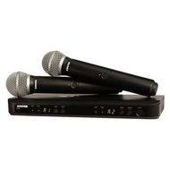 SHURE BLX288/PG58  WIRELESS DUAL VOCAL SYSTEM WITH TWO BETA 58A  MICROPHONE SYSTEM  WIRELESS  無線咪 無線