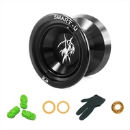 vlag <br>LESHARE Yoyo S2 BLACK Metal Yoyo Ball Bearing Responsive for Kids Adults Professional Yo-Yo