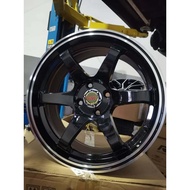 RAYS TE37 SL 16x7 4x100 BLACK POLISH
