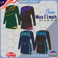 Muslimah Sports Jersey/ Muslimah Sport Jersey/ Muslimah Sport Shirt/ Muslimah Round Neck Sport Shirt