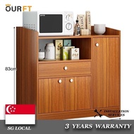 OURFT Cabinet SSL Kitchen Storage Cabinet Dining Cupboard, Household Multifunctional Cupboard, Living Room, Wall, Tea Rack, JP