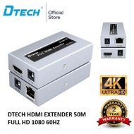 DTECH HDMI EXTENDER VIA UTP LAN CAT5 CAT6 50 Meters M FULL HD