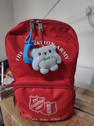 紅色救世軍背包