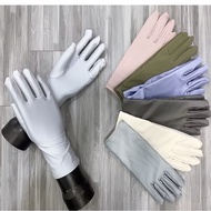 2-LAYER SUNSCREEN COLD GLOVES, Fingerless, Cut 2 fingers & Cut 5 fingers