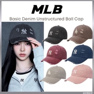 [MLB] [MLB] Damage Washed Unstructured Ball Cap 6 Colors Baseball Cap