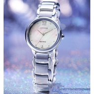 Citizen EM0920-86D Eco-Drive Mother Of Pearl Dial Analog Ladies Dress Watch