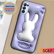 Oppo Reno 4 / Reno 5 / Reno 5 Pro Phone Case - High-End Picture Printing, Cute, Cute, Very Beautiful Rabbit Bear