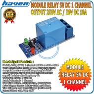 Relay 5V 1 Channel Output 250VAC 30VDC 10A Module For Arduino Uno Raspberry Pi Low Level Trigger / R