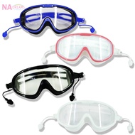 Kids Swimming Goggles Anti-Fog And Uv-Resistant 180 Degree Wide Lens Free Glasses Case Goggle Eyewea