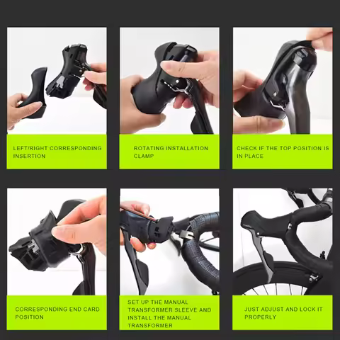Road Bike Shifter Protective Hoods Bicycle Silicone Bracket Bicycle Brake Gear Shift Cover for SHIMA