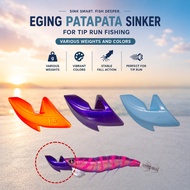 DUEL Eging Patapata Sinker Tip Run Fishing Various Weights and Color