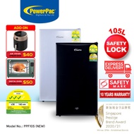 PowerPac Bar Fridge 105L (PPF105BK/PPF105SV)