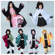 (Children's Size) Demon Slayer Cartoon Character Kimono Costume Mini Kamado Nezuko Tanjirou Kimetsu 