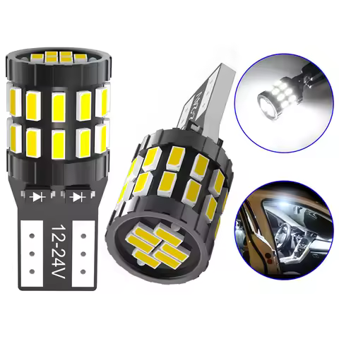 2x T10 LED Canbus Bulb W5W 168 194 Clearance Parking Lights For BMW Audi A6 C5 C6 C7 A3 8P 8V B5 B6 