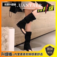 Giày Cao Gót Đế Bằng La Mã Hở Ngón Thời Trang Mùa Hè 2025 Phong Cách Bohemian Giày Cao Gót Nâng Cao 