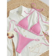 2-piece elastic swimsuit