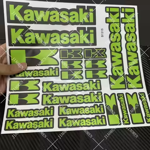 Vinyl Kawasaki Stickers Decals Z900 Z650 Zx6r Ninja H2r Reflective Logo