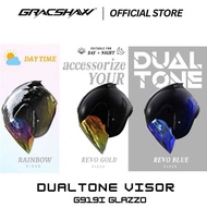 VISOR GRACSHAW GLAZZO G919I DUALTONE VISOR FOR DAY NIGHT USE