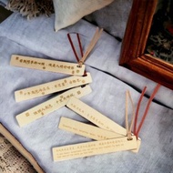 【客製化文青書籤】木質書籤 座右銘 聖經經文 經典語錄 畢業祝福