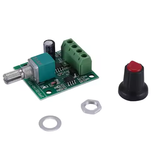 ABRJ-1.8V 3V 5V 6V 7.2V 12V 2A 30W DC Motor Speed Controller (PWM) 1803BK Adjustable Driver Switch