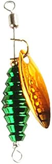FIELD HUNTER Spinner Sure to Hit 1.7 inches (43 mm), 0.2 oz (7 g), Green/Yellow. Black #22 Lure