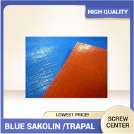 Blue Sakoline waterproof Sack (per meter) Construction Cover Sakoline Trapal (PER METER)
