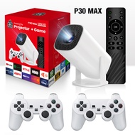 P30 Max Projector 4K HD 1080P Bluetooth Android 11 Proyector With 2 Wireless Game Controllers Built-