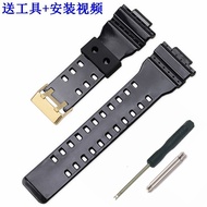 Watch Strap GA110 Black Gold Strap Glossy Accessories Watch Strap ga120 Silicone Strap Universal Typ