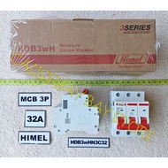 Mcb 3 PHASE 32A HIMEL SNI HDB3wHN3C32