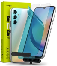 RINGKE® TEMPERED GLASS Samsung Galaxy A34 5G (2-Pack) Shatterproof Full Coverage Tempered Glass Easy