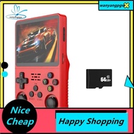 R36S Handheld Video Game Console 3200mah Battery 3.5 Inch IPS Screen Dual 3D Joystick 64GB