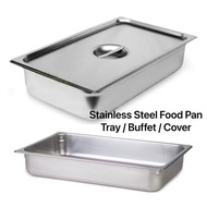Stainless Steel Food Pan Food Tray Buffet Tray/ Tray Makanan Bekas Makanan Tray Buffet Bekas Buffet