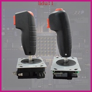LID Flight Stick For Arcade Game Cabinet  Quality Metal PVC Mini-Grap Flight Joystick Trigger  Fire 
