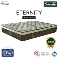 Kasur eternity plushtop by elite spring bed ( mattress only ) - 180x200