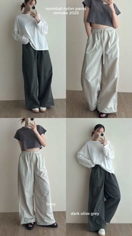 FADTHINGS : wombat nylon pants 2 colors (2025 editions)