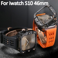 Case + Strap for iwatch Conversion Kit iWatch S10 Clear Case Silicone Strap Richard for iWatch S10 4