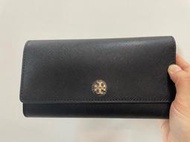 Tory burch 長夾 黑色 1169072 女生 女款 TB 防刮牛皮 皮夾 錢包