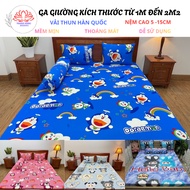 Korean elastic bed sheet (PILLOW COVER NOT INCLUDED) size from 1m to 2m2 for mattresses 5 to 15cm hi