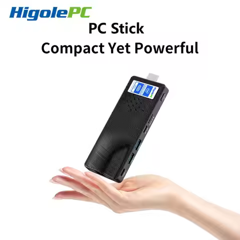 Higole PC Stick Fanless Mini PC Intel J4105 Windows 11 WiFi5 4/8GB 64/128/256GB Laptop Desktop PC 4K