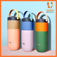 ASOBU Ceramic Lined Vacuum Insulated Tumbler 900ml Large Handle Straw Bottle Leak Resistant Travel M