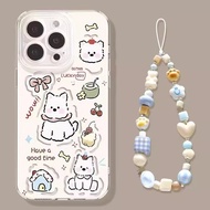 West Highland Puppy Phone Case Suitable for iPhone17/16 Apple 15 Phone Case 13Pro Chain 12 Transpare