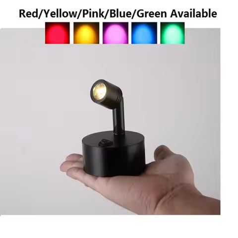 1W AAA battery led spot lamp ,wireless display spot light ,cabinet power free wedding background lig