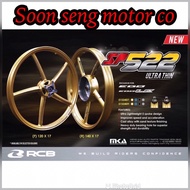 RIM RCB SP522 EGO/EGO LC MATT BLACK / GOLD 120x140*17