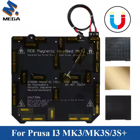 For Prusa i3 MK3S+/MK3/MK3S 3d Printer MK52 Heated Bed 24V Magnets Heated Bed MK2.5S Hot bed prusa i